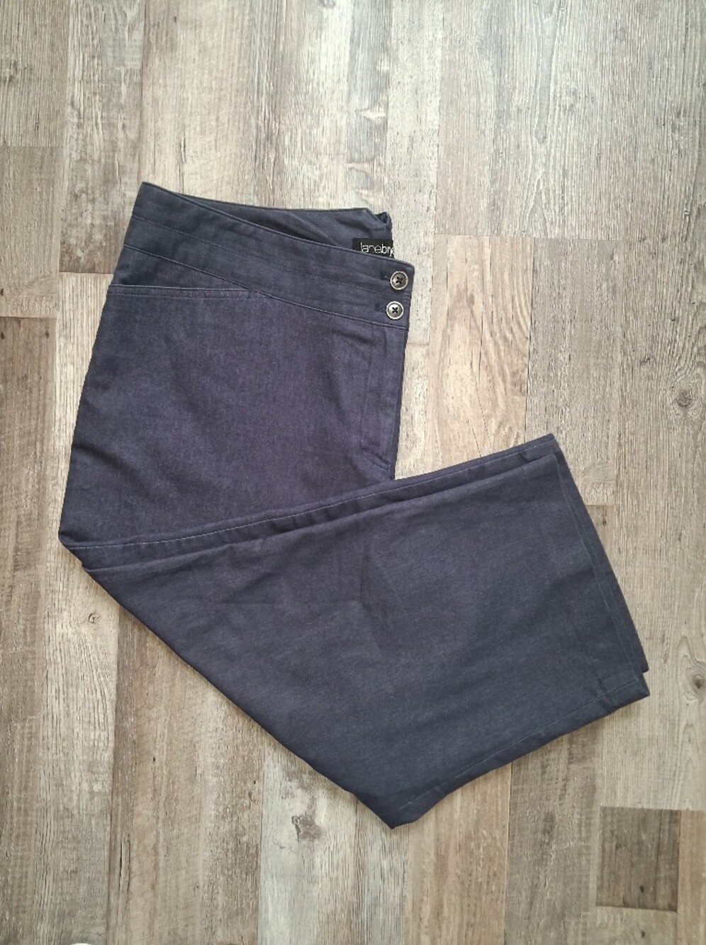 LANE BRYANT DARK JEAN DRESS CAPRIS SZ 18